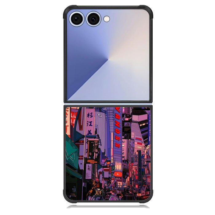 Japan Retro Samsung Galaxy Z Flip 7 Case DC0896