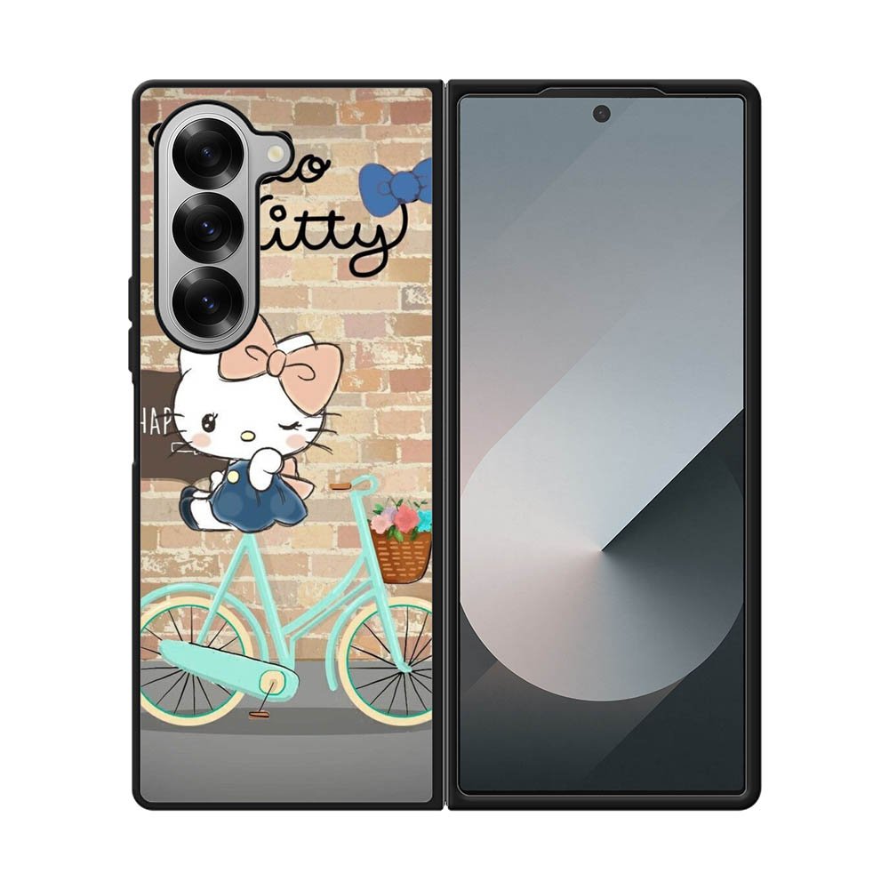 Hello Kitty Bicycle Samsung Galaxy Z Fold 7 5G Case