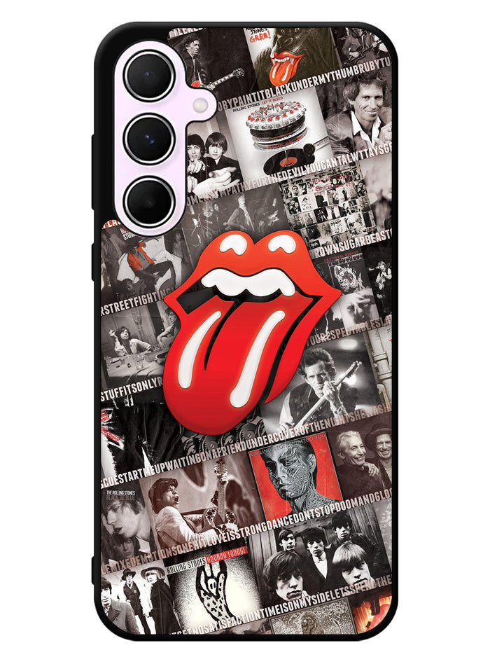 Rolling Stones Collage Samsung Galaxy A35 5G Case