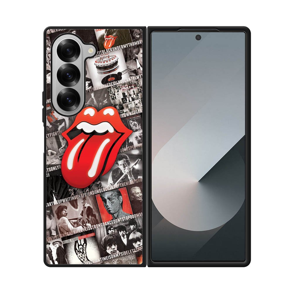 Rolling Stones Collage Samsung Galaxy Z Fold 7 5G Case