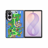 Super Mario World Map Samsung Galaxy Z Fold 8 Case
