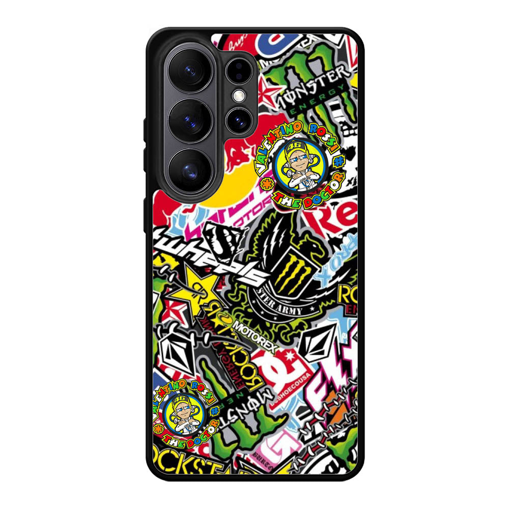 Sticker Bomb Case Samsung Galaxy S26 Ultra Case DC1770