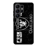 Oakland Raiders Logo Case Samsung Galaxy S26 Ultra phone case with DC1318 design