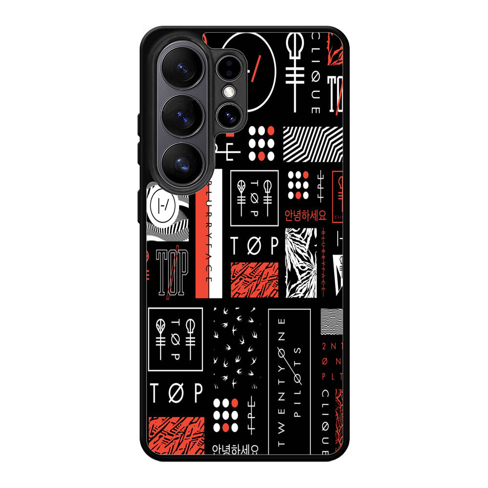 Twenty One Pilots Stripe Logo Samsung Galaxy S26 Ultra Case DC1911