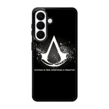 Assassins Creed Symbol Glow Samsung Galaxy S26 phone case with DC0097 design