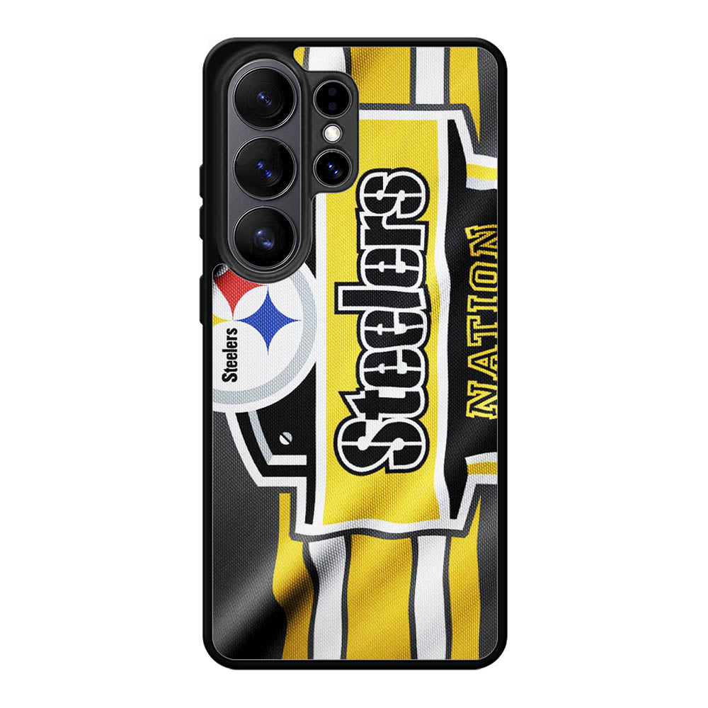 Pittsburgh Steelers Nation Samsung Galaxy S26 Ultra phone case with DC1467 design