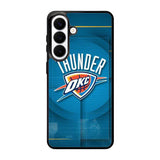 Oklahoma City Thunder Logo Samsung Galaxy S26 phone case with DC1354 design