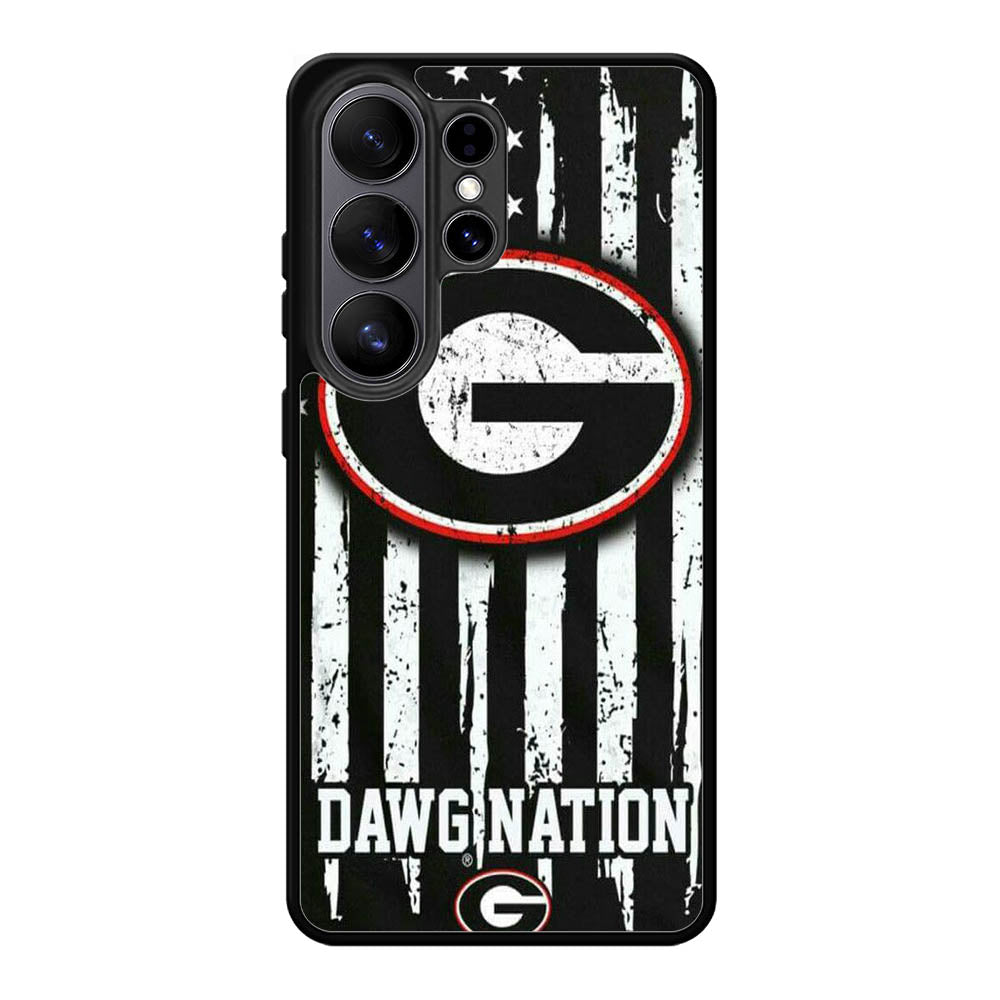 University Georgia Bulldogs Samsung Galaxy S26 Ultra phone case with DC1923 design