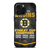 Boston Bruins Grunge Hockey2 Case iPhone 16 Pro Max Case DC0227