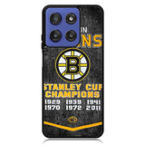 Boston Bruins Grunge Hockey2 Case Motorola Moto G Stylus 5G 2025 DC0227