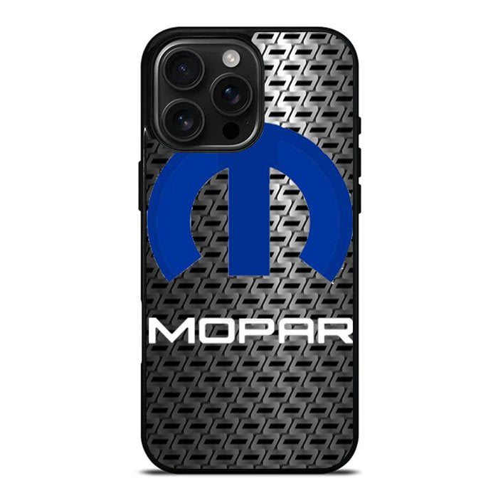 Mopar Black Logo Case iPhone 16 Pro Case DC1206