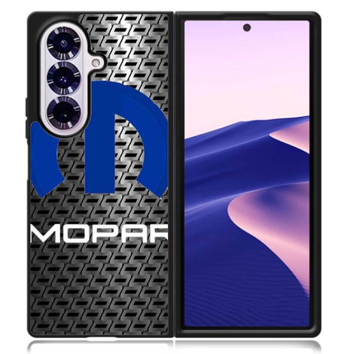 Mopar Black Logo Case Samsung Galaxy Z Fold 7 Case DC1206