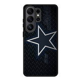 Metal Nfl Dallas Cowboys Nfl Team Logo Case Samsung Galaxy S26 Ultra phone case with DC1127 design