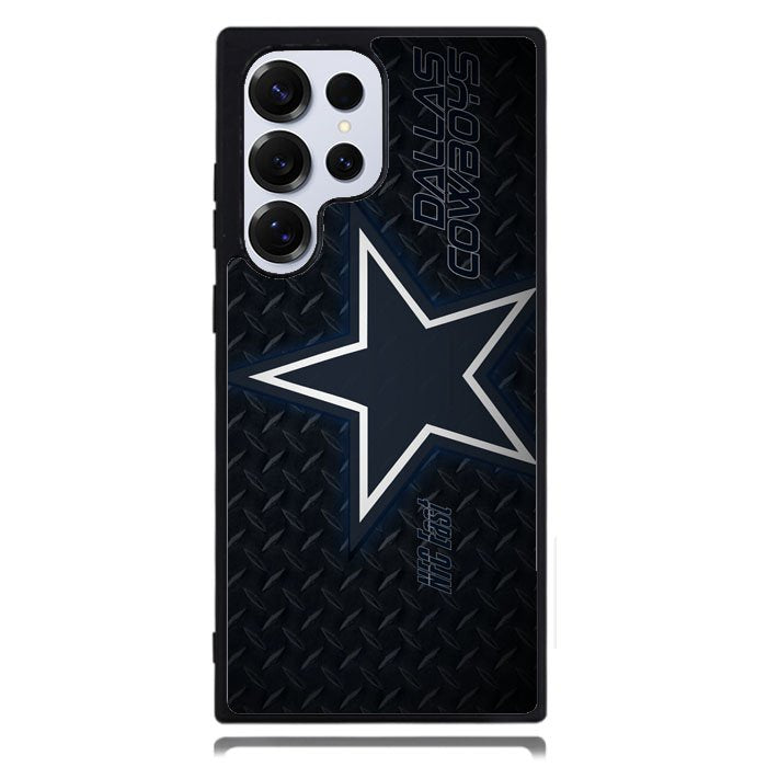 Metal Nfl Dallas Cowboys Nfl Team Logo Case Samsung Galaxy S24 Ultra Case DC1127