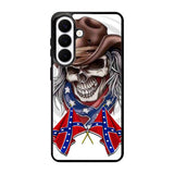 Rebel Skull Cowboy Case Samsung Galaxy S26 Plus phone case with DC1565 design