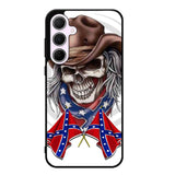 Rebel Skull Cowboy Case Samsung Galaxy A35 5G Case DC1565
