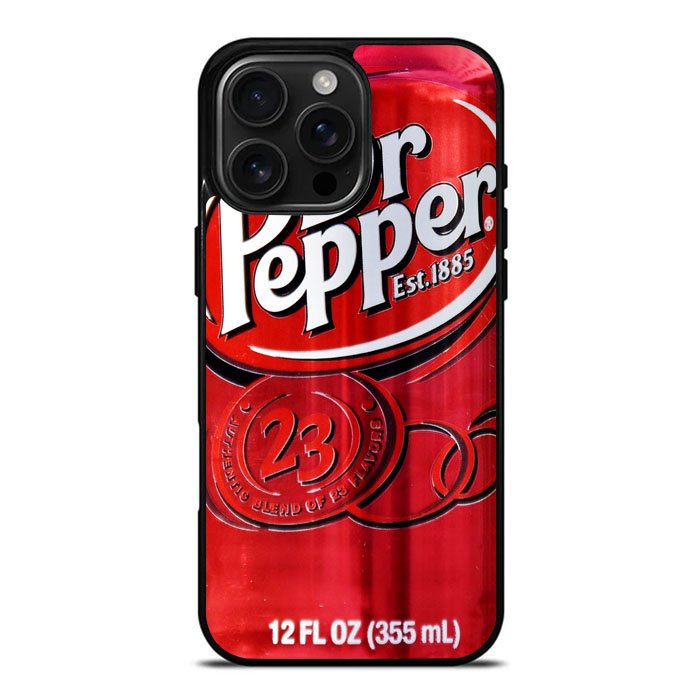 Dr Pepper Canned Can Drink Cola Soda Beverage Case iPhone 16 Pro Max Case DC0547