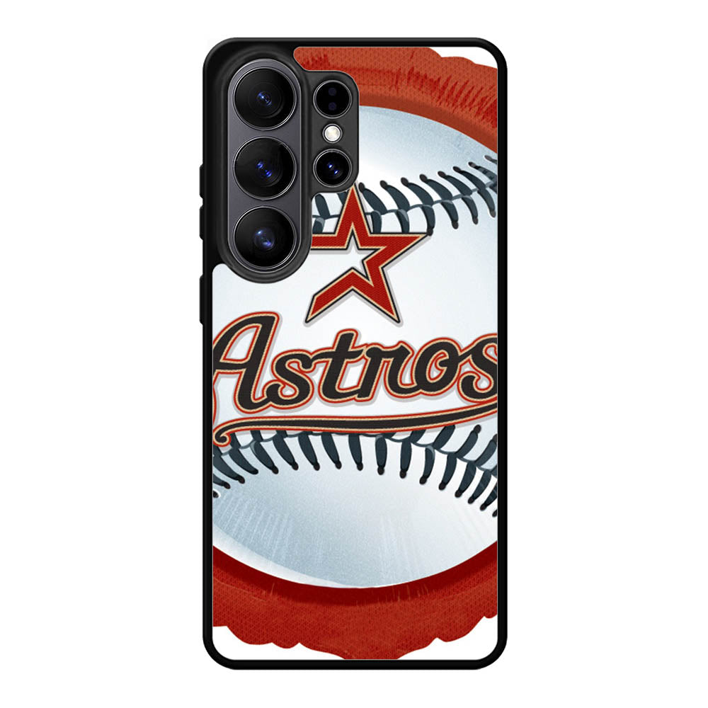 Houston Astros Football Case Samsung Galaxy S26 Ultra phone case with DC0857 design