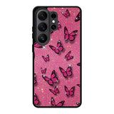Butterfly Glitter Samsung Galaxy S26 Ultra phone case with DC0277 design