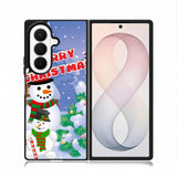 Christmas Snowman Gift Case Samsung Galaxy Z Fold 8 Ultra Case DC0344