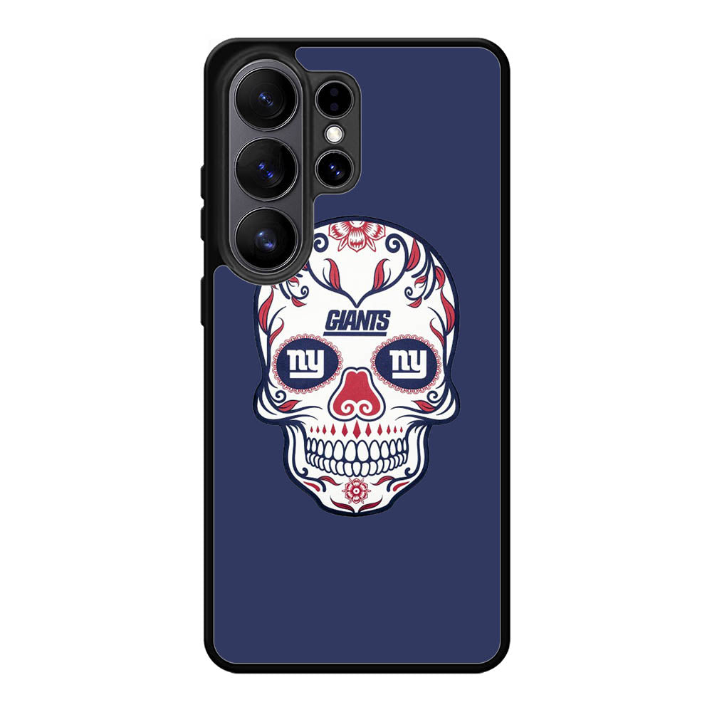 New York Giants Skull Samsung Galaxy S26 Ultra phone case with DC1248 design