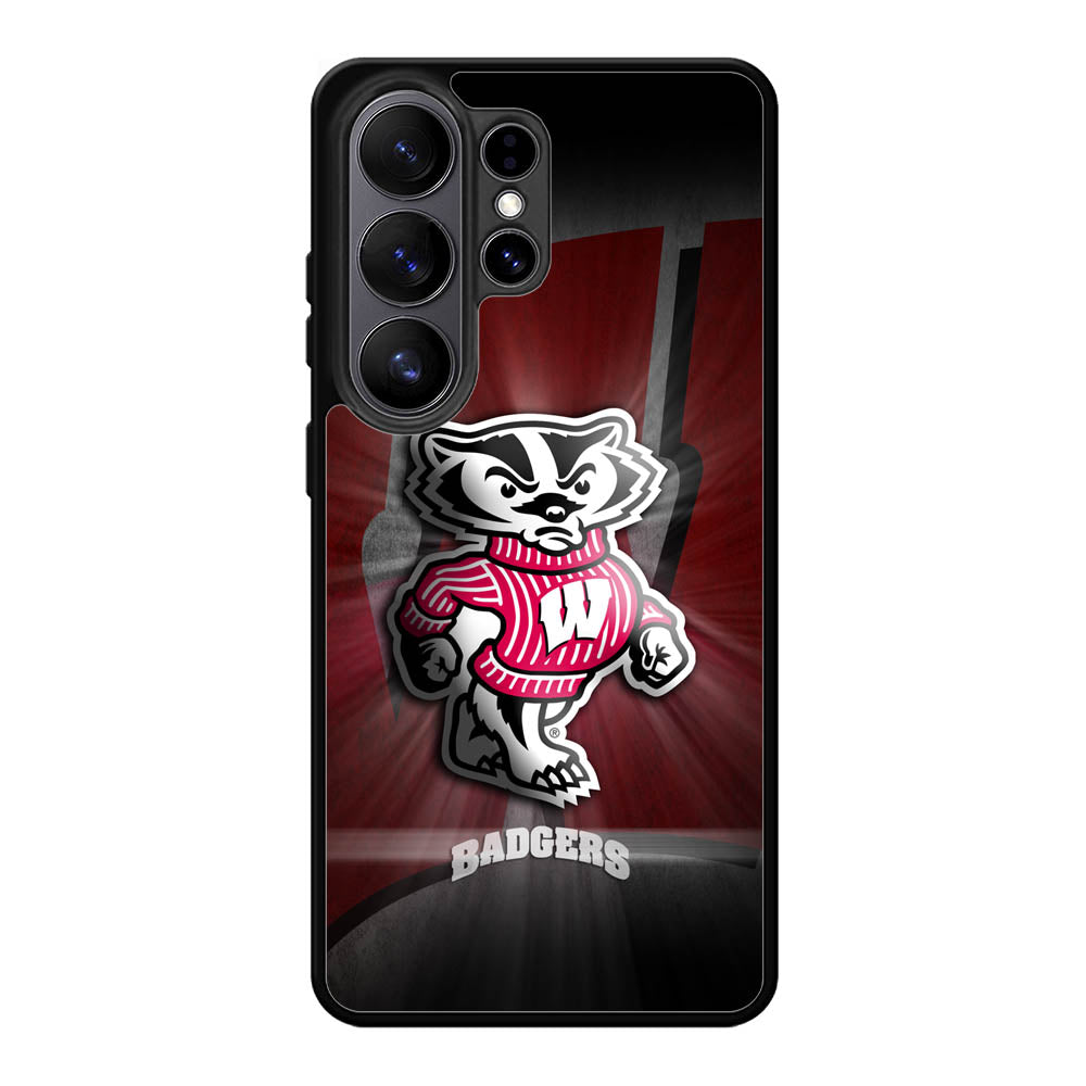 wisconsin badger logo Samsung Galaxy S26 Ultra Case