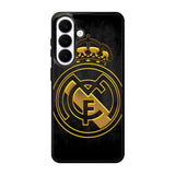 Real Madrid Gold Samsung Galaxy S26 Plus phone case with DC1550 design
