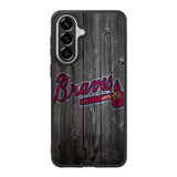 atlanta braves wood Samsung Galaxy A57 Case