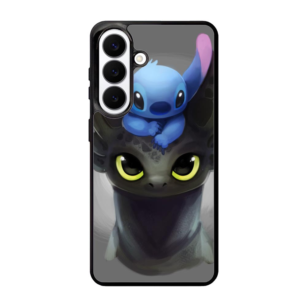 Toothless And Stitch X Samsung Galaxy S26 Plus phone case with DC1899 design