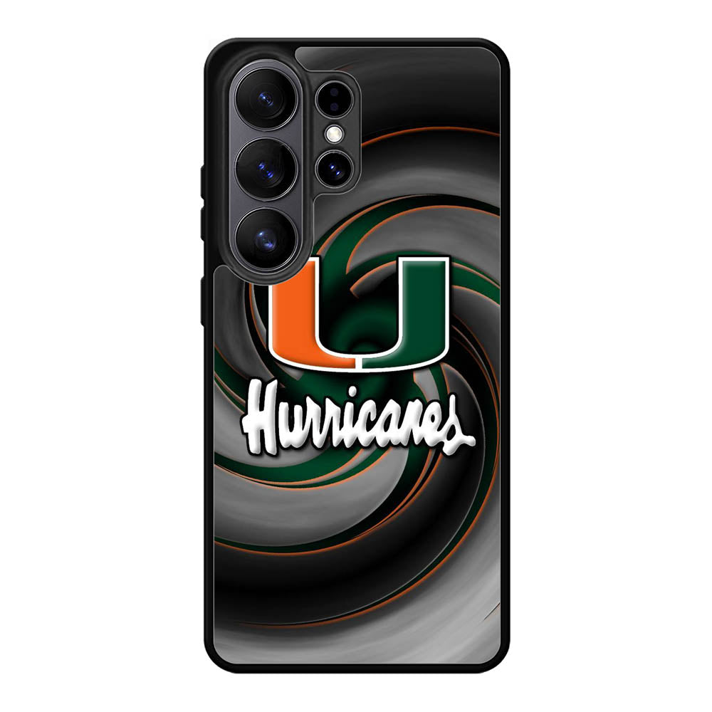 Miami Hurricanes XSamsung Galaxy S26 Ultra Case DC1141