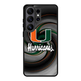 Miami Hurricanes XSamsung Galaxy S26 Ultra Case DC1141