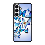 Beautiful Blue Butterfly Samsung Galaxy S26 Plus phone case
