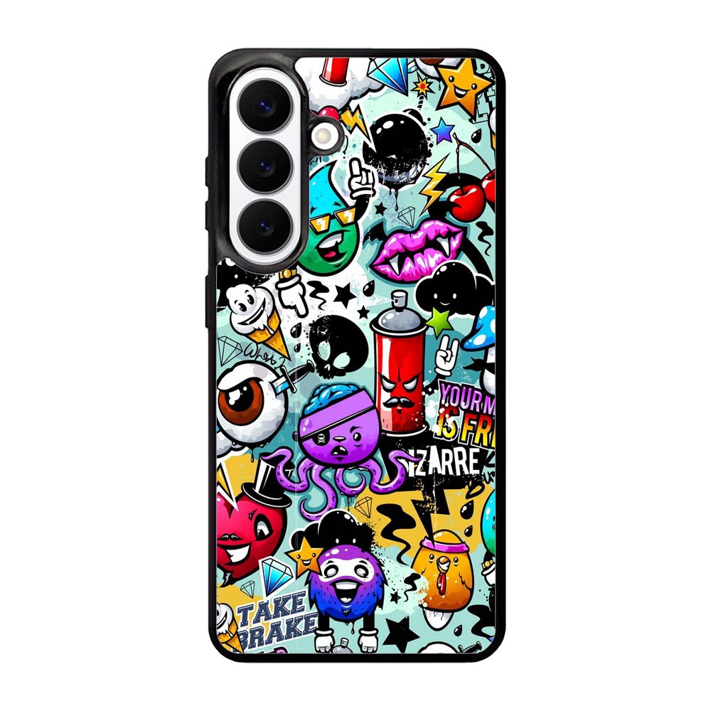Cartoon Graffiti Samsung Galaxy S26 Plus Case DC0293