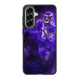 Lamar Jackson Smoke Samsung Galaxy A37 Case DC1006