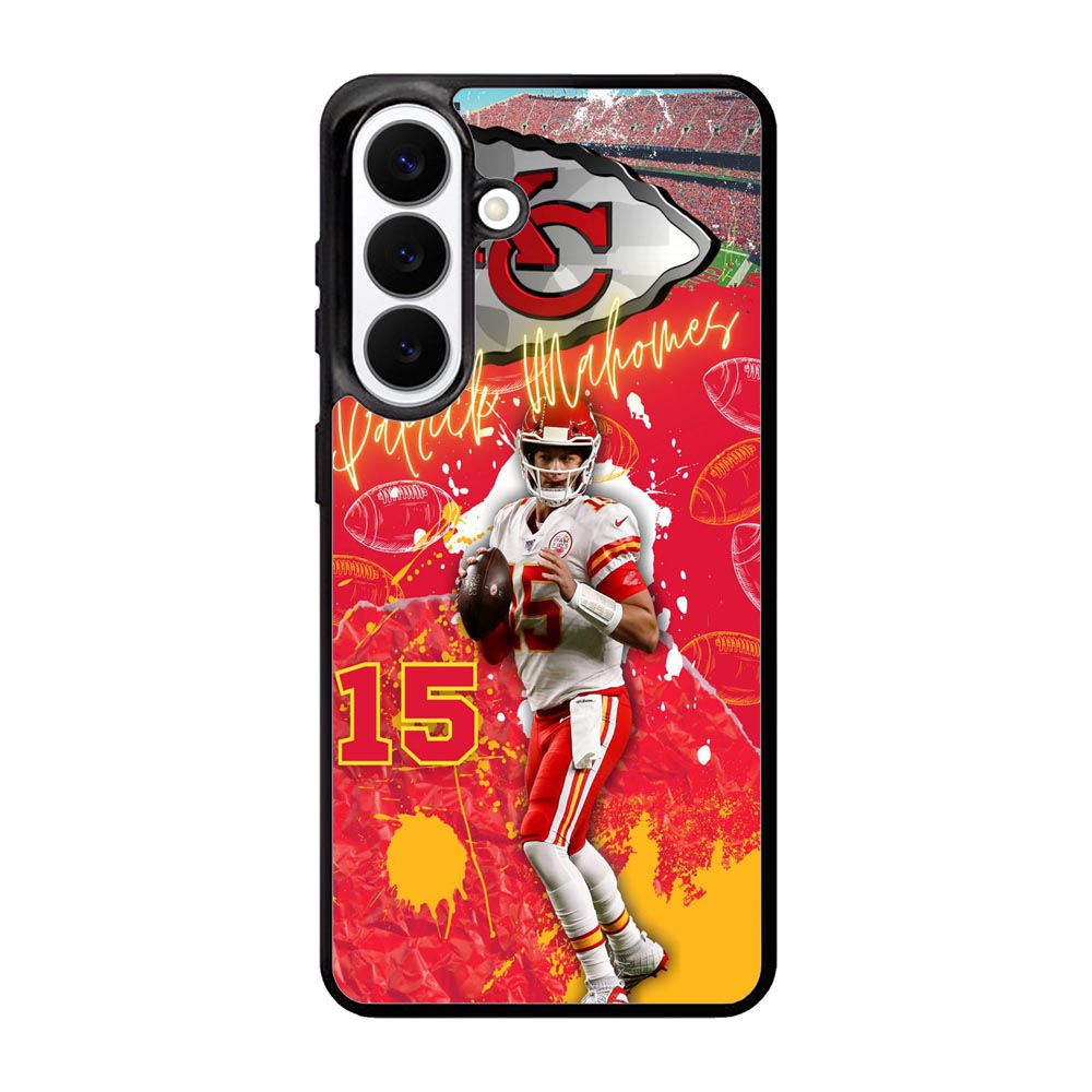 Patrick Mahomes Samsung Galaxy S26 Plus phone case with DC1382 design