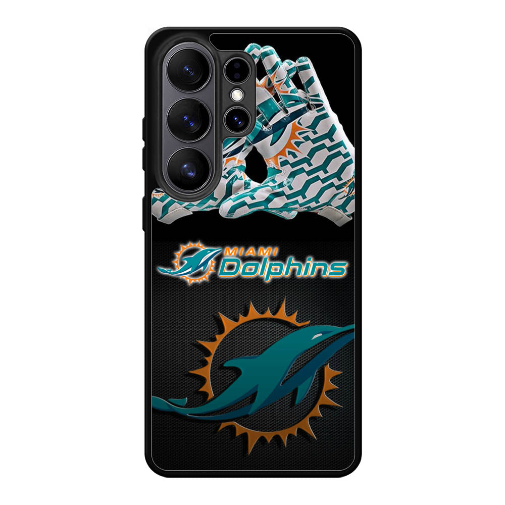 Miami Dolphins Logo Case Samsung Galaxy S26 Ultra Case DC1133