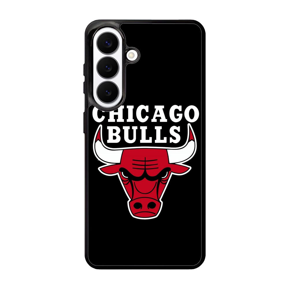 Chicago Bulls Logo Case Samsung Galaxy S26 Plus phone case with DC0322 design