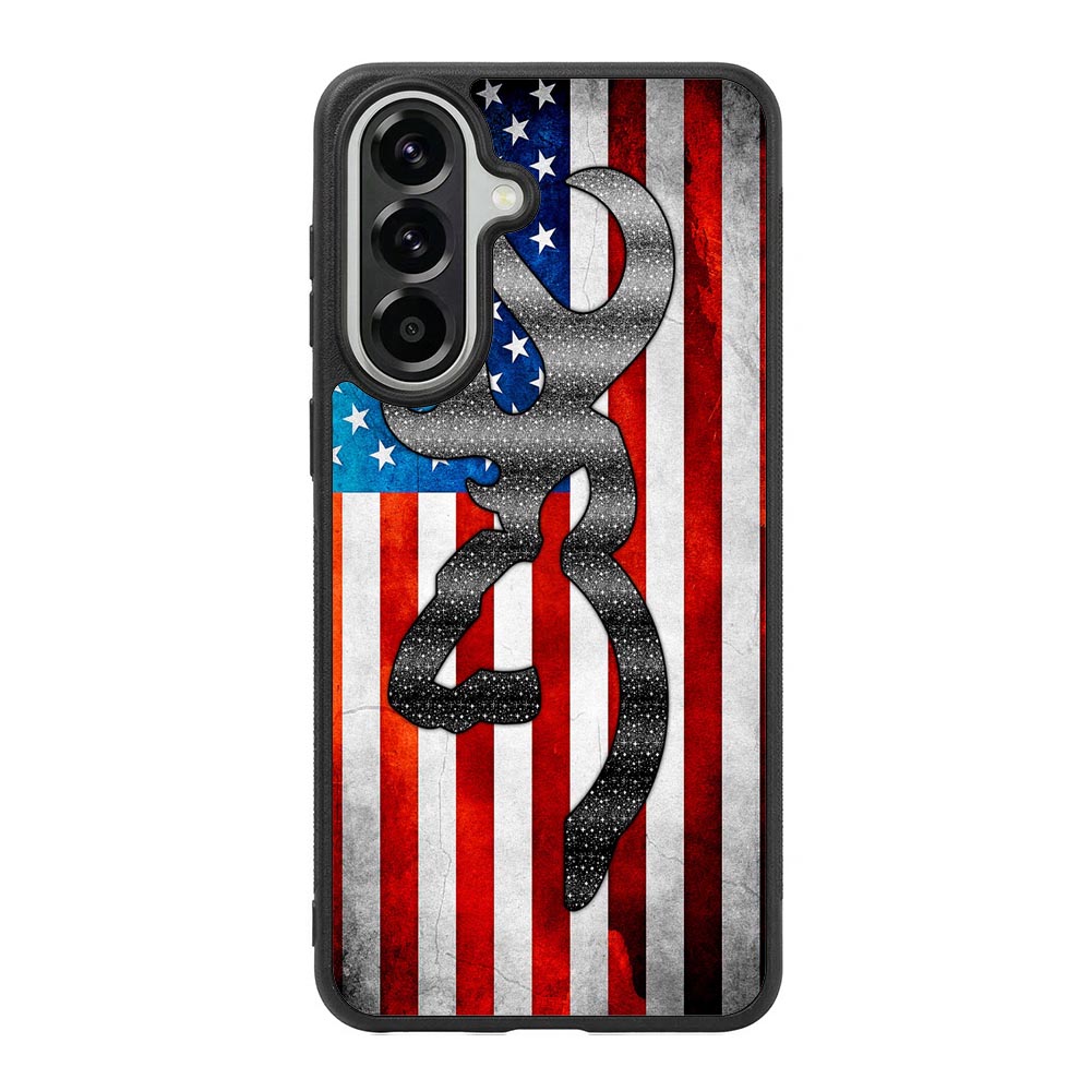 Camo American Flag 1st Samsung Galaxy A57 Case