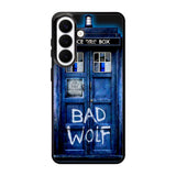 Doctor Who Tardis Bad Wolf Blue Samsung Galaxy S26 Case DC0532
