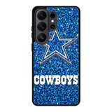 Dallas Cowboys Sparkling Glitter Samsung Galaxy S26 Ultra Case DC0440