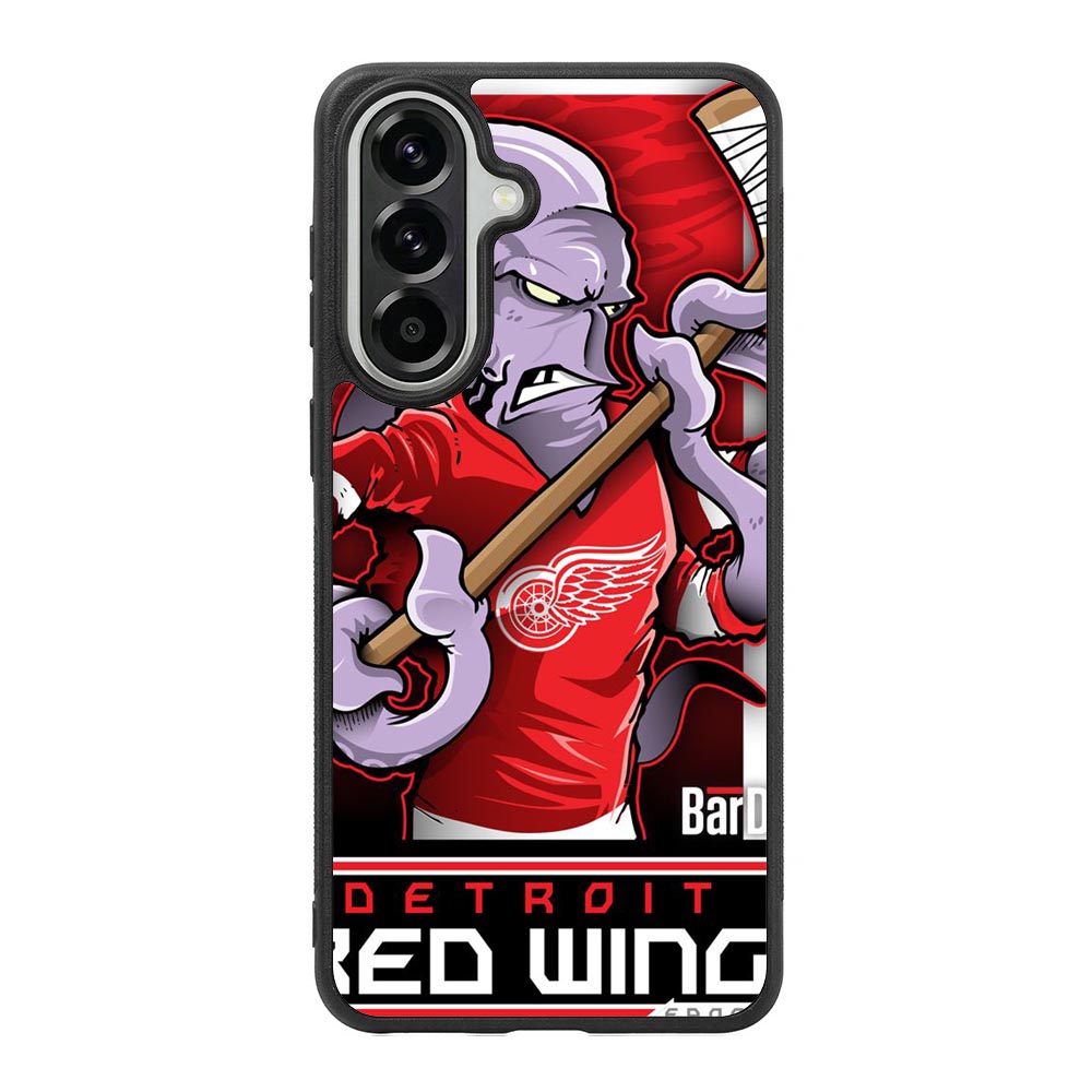 NHL Cartoon Mascout Detroit Red Wings Samsung Galaxy A57 Case