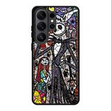 Nightmare Before Christmas Art Glass Samsung Galaxy S26 Ultra Case DC1284