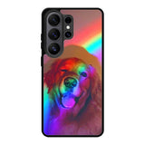 Dog Rainbow Light Samsung Galaxy S26 Ultra Case