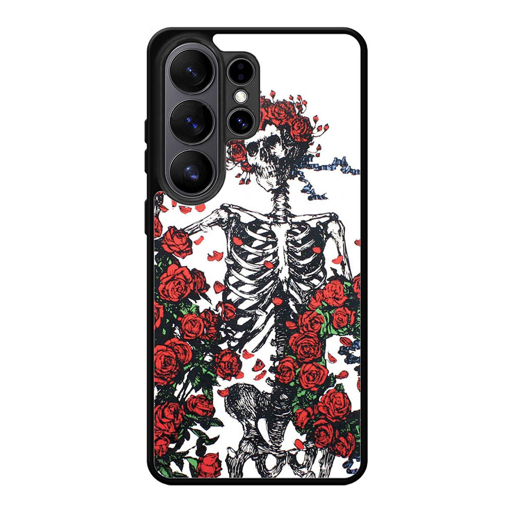 Grateful Dead Bones And Roses Samsung Galaxy S26 Ultra phone case
