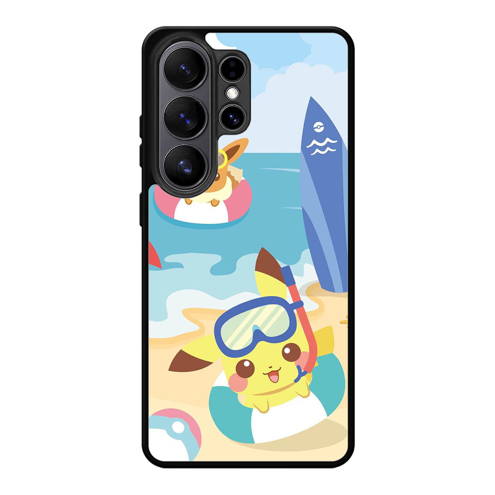 Pikachu Eevee Pokemon Samsung Galaxy S26 Ultra Case