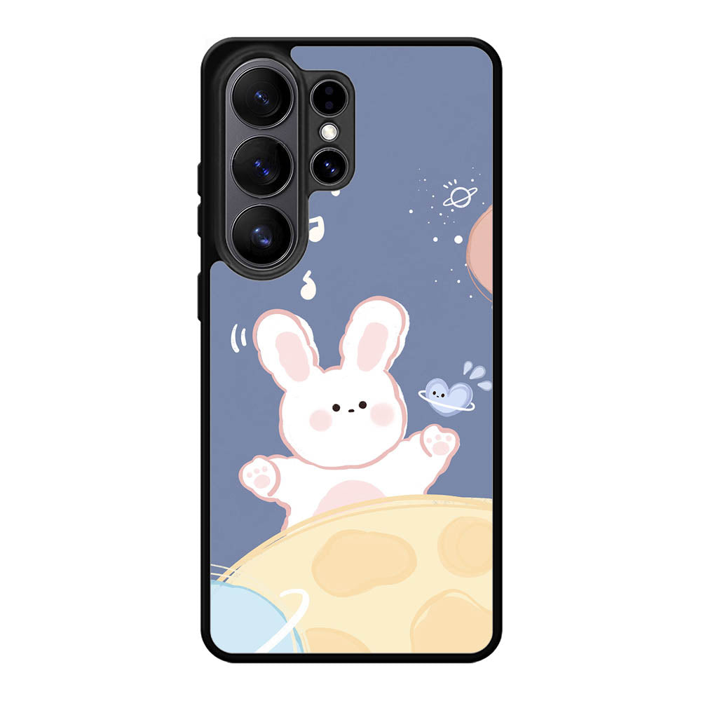 Rabbit Adventure Planet Samsung Galaxy S26 Ultra Case