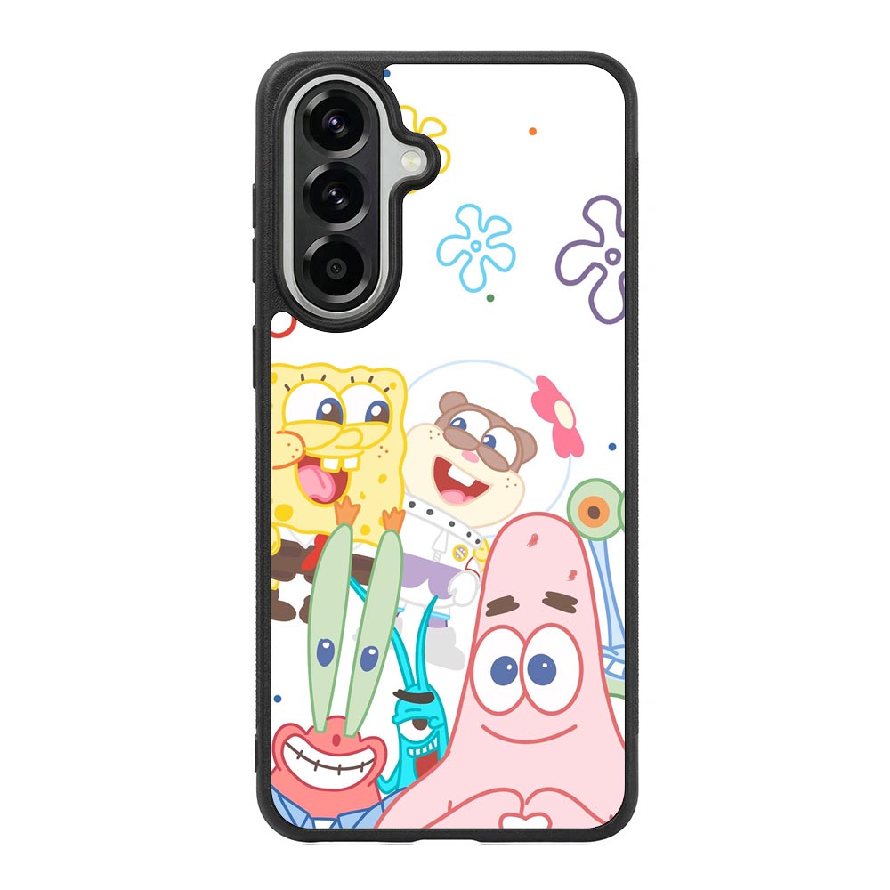 Spongebob Friends Happy Samsung Galaxy A37 Case