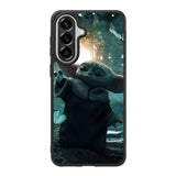 Baby Yoda In The Forest Love Butterfly Samsung Galaxy A37 Case