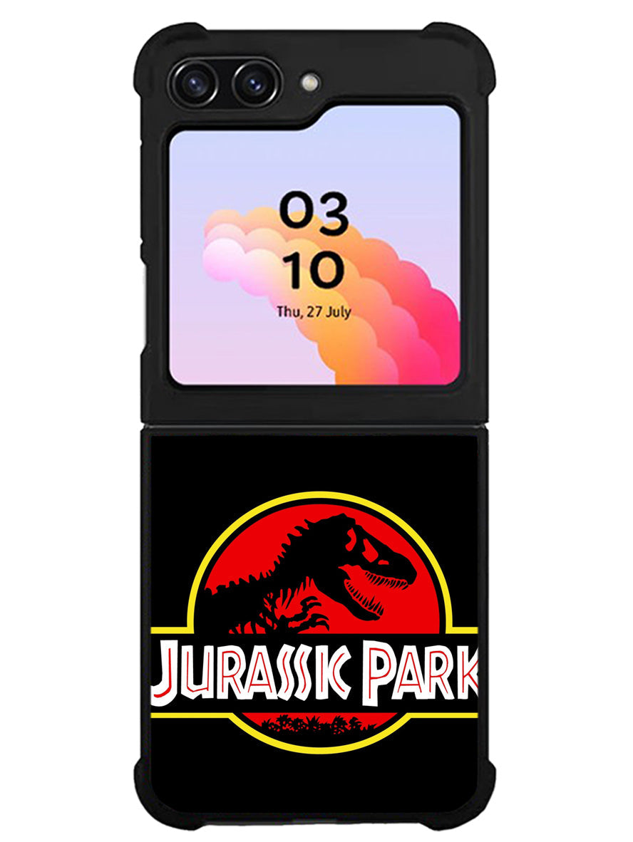 Jurassic Park Movie Plate vintage 4 Samsung Galaxy Z Flip 5 5G 2023 Case