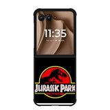 Jurassic Park Movie Plate vintage 4 Motorola Moto RAZR Plus 2025 Case